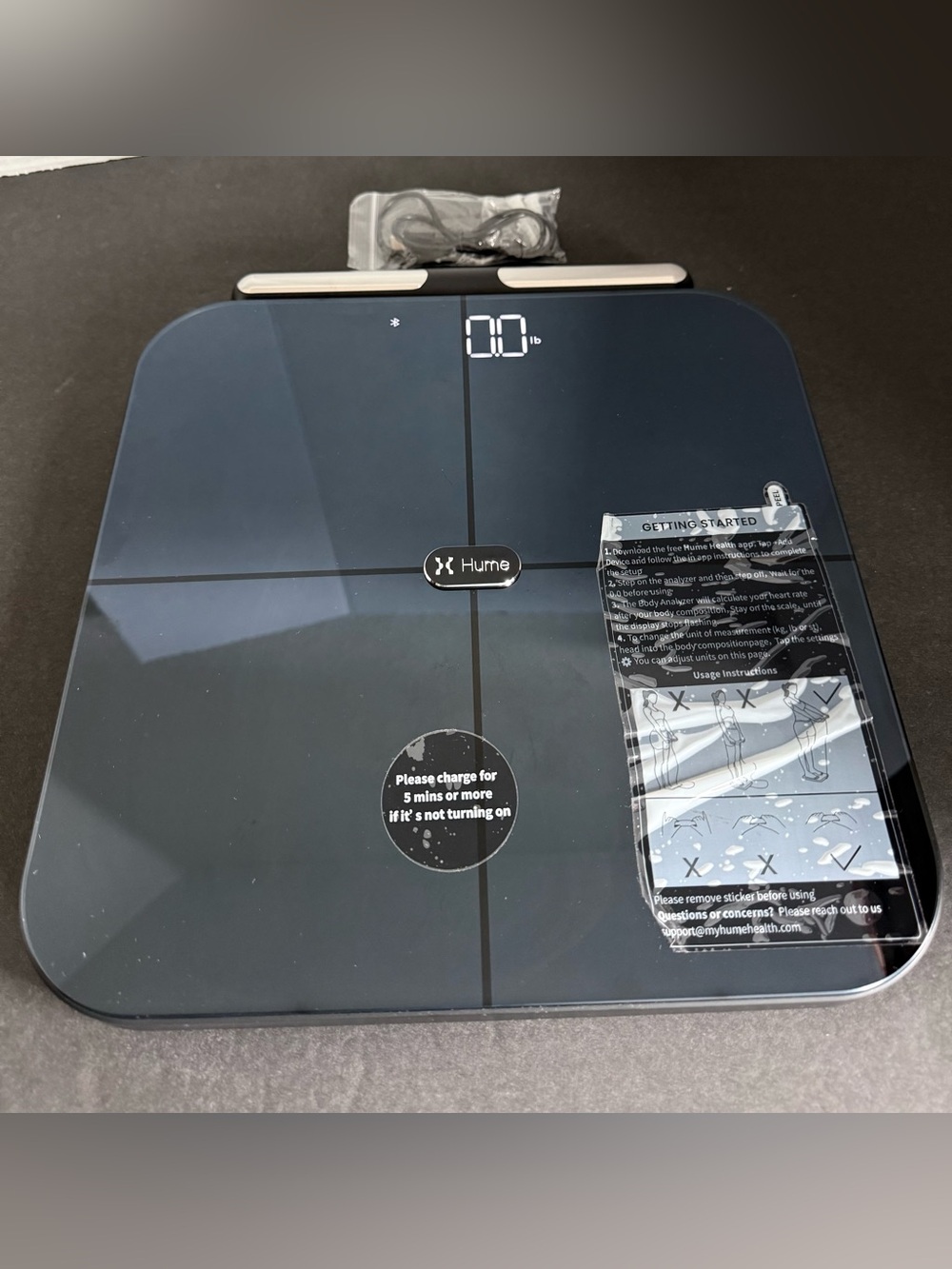 HUME Health Body Pod Smart Scale Home Body Heart Analyzer Composition 45 Metrics